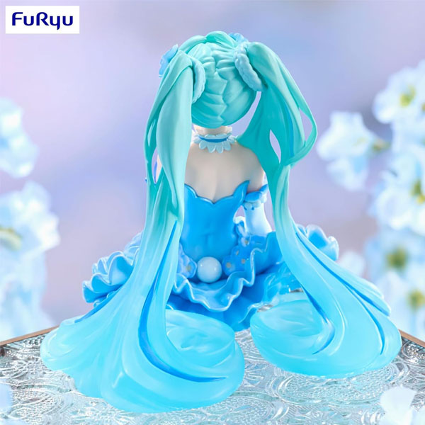 FuRyu Vocaloid Hatsune Miku Flower Fairy Nemophila Pale Blue Color Version Noodle Stopper Figure